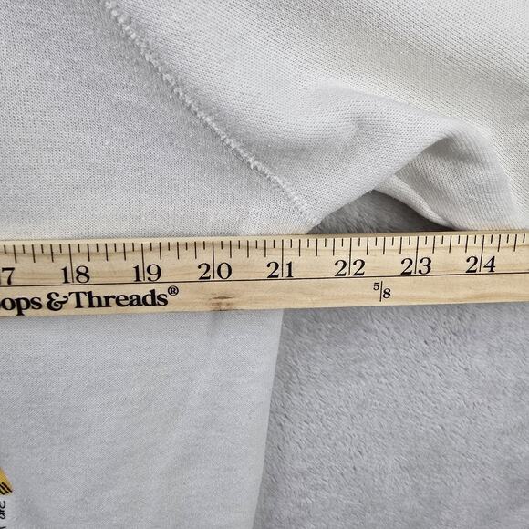 Vintage Kings Canyon National Park Sweater Mens Large White 80s Crewneck Animals - Picture 9 of 10